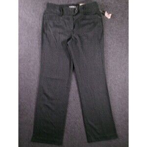Dressbarn Pants Womens 8 Gray Trouser Leg Stretch Polyester Rayon Blend Slim